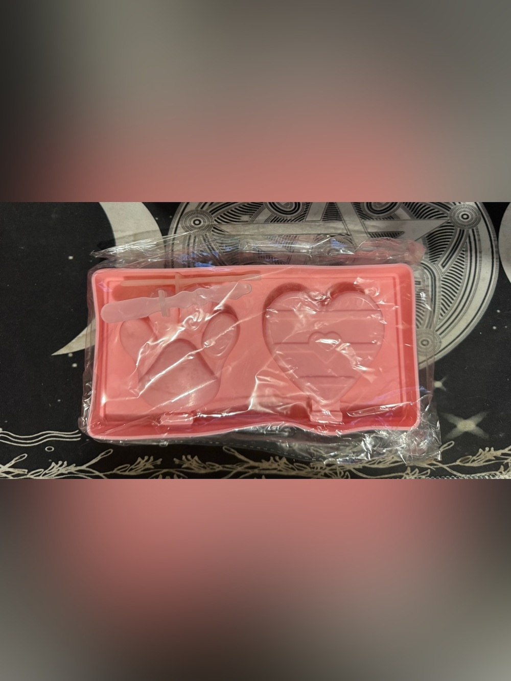 Pink Silicone Mold